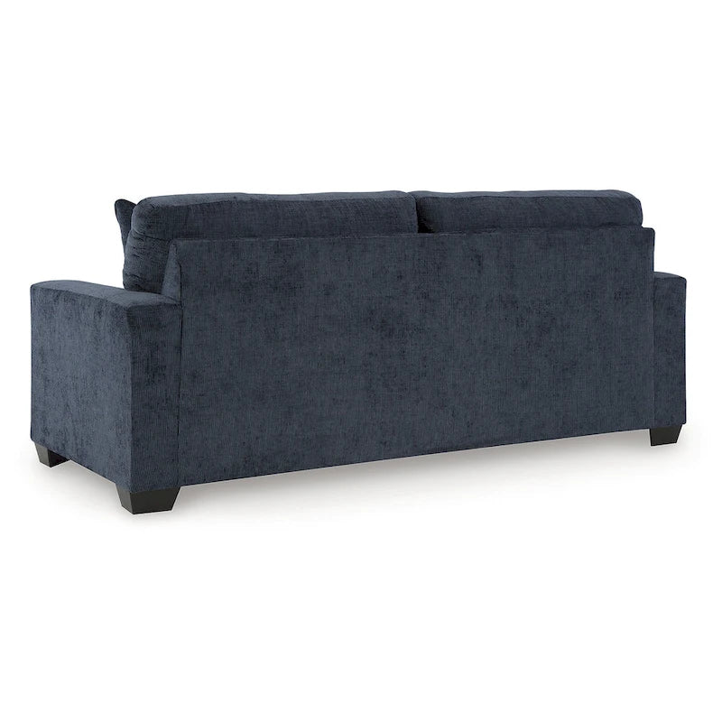 Bold Colorful Accent Sofa with Decorative Throw Pillows