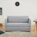 Convertible Sleeper Sofa Loveseat with Fold-Out Twin Bed in Charcoal, Moonlight or Mustard